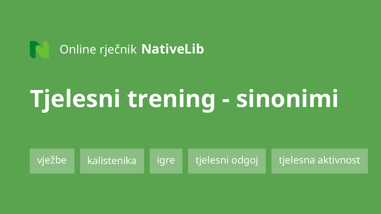 tjelesni trening