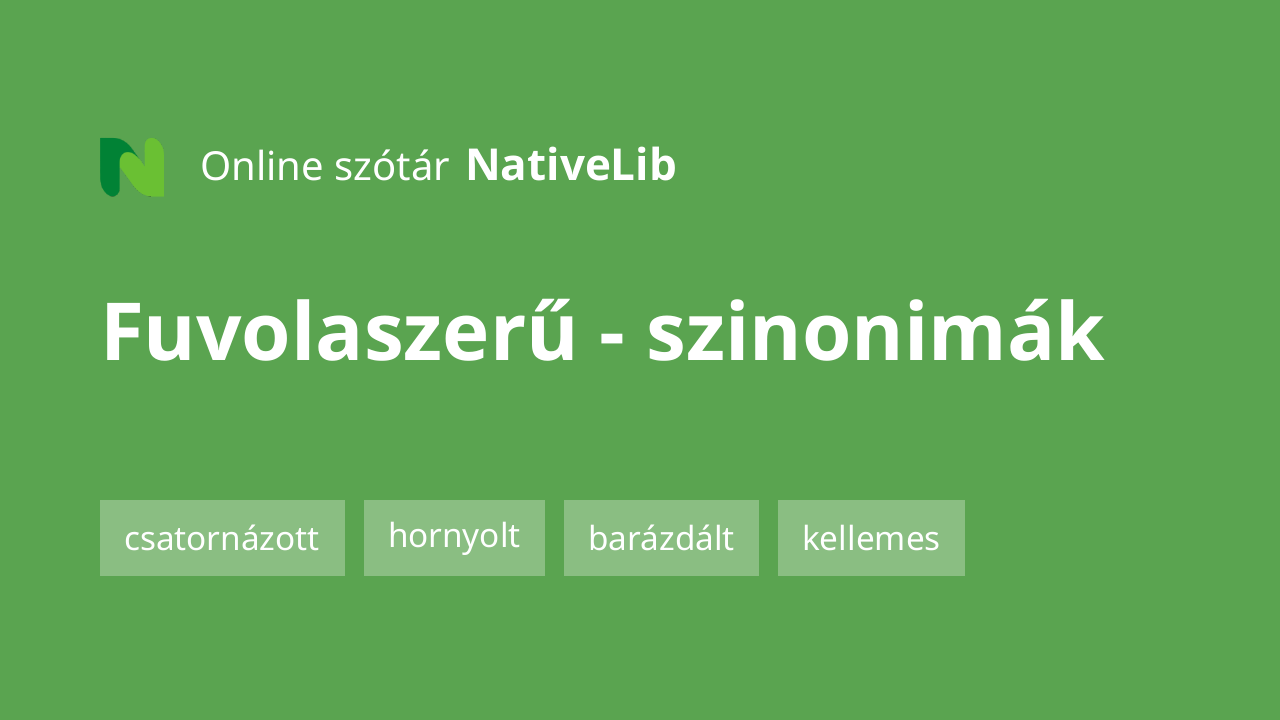 fuvolaszerű