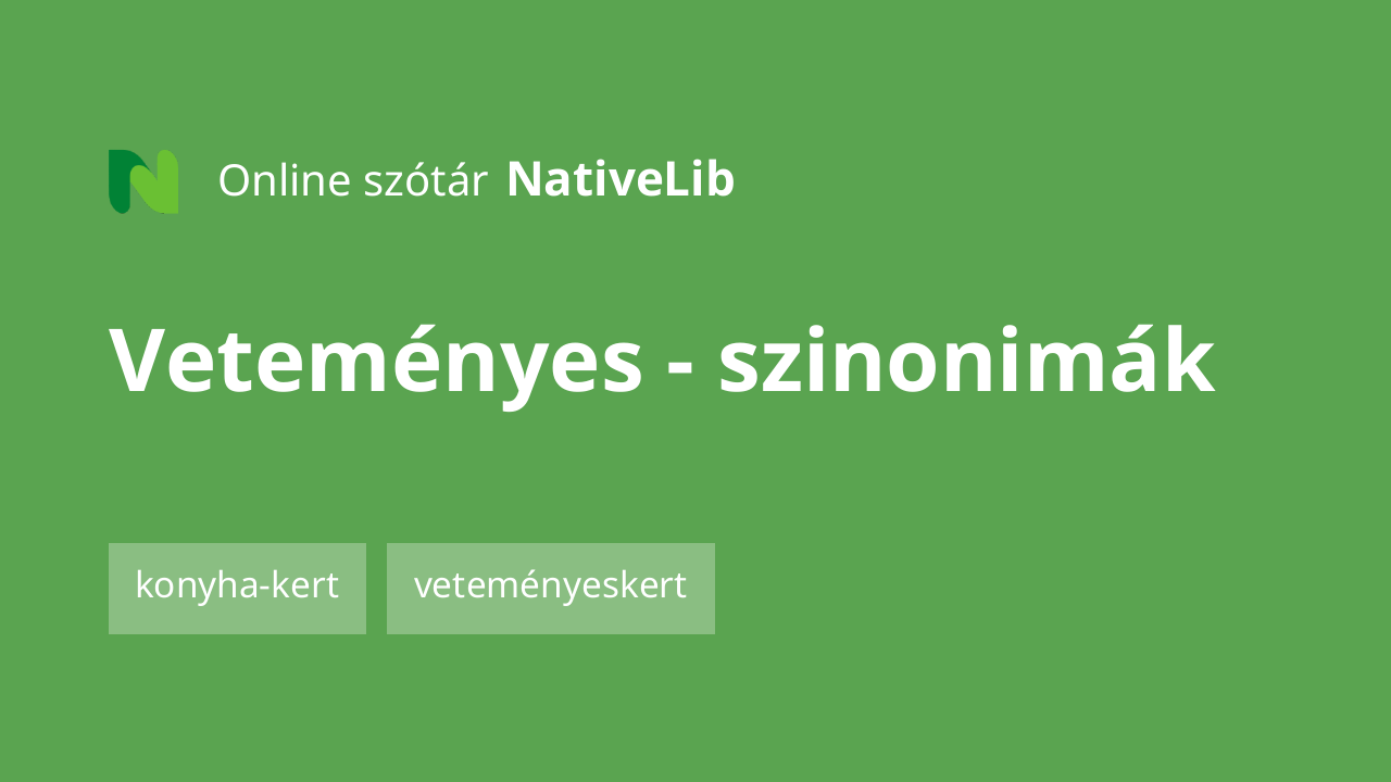veteményes