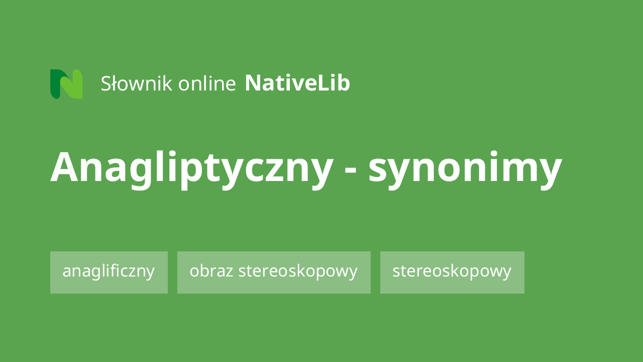 anagliptyczny