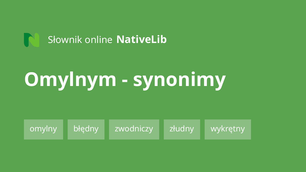 omylnym