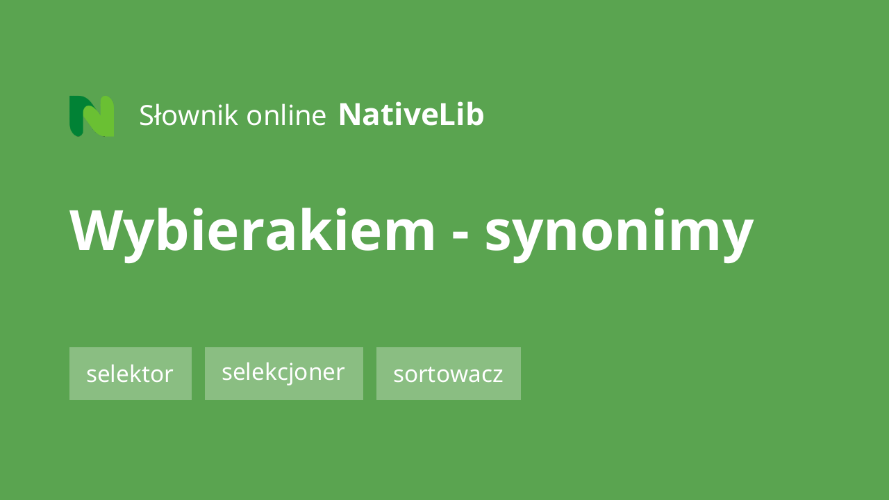 wybierakiem