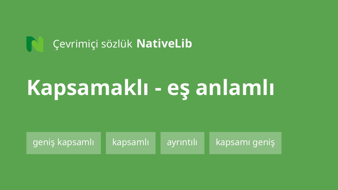 kapsamaklı