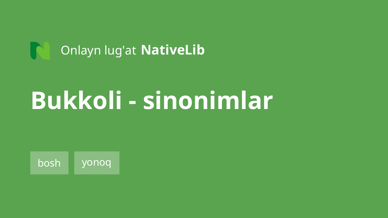 bukkoli