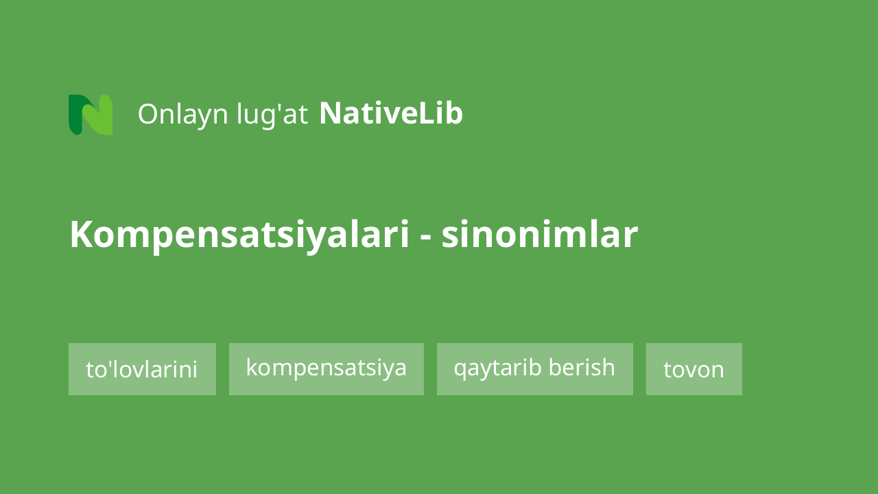 kompensatsiyalari